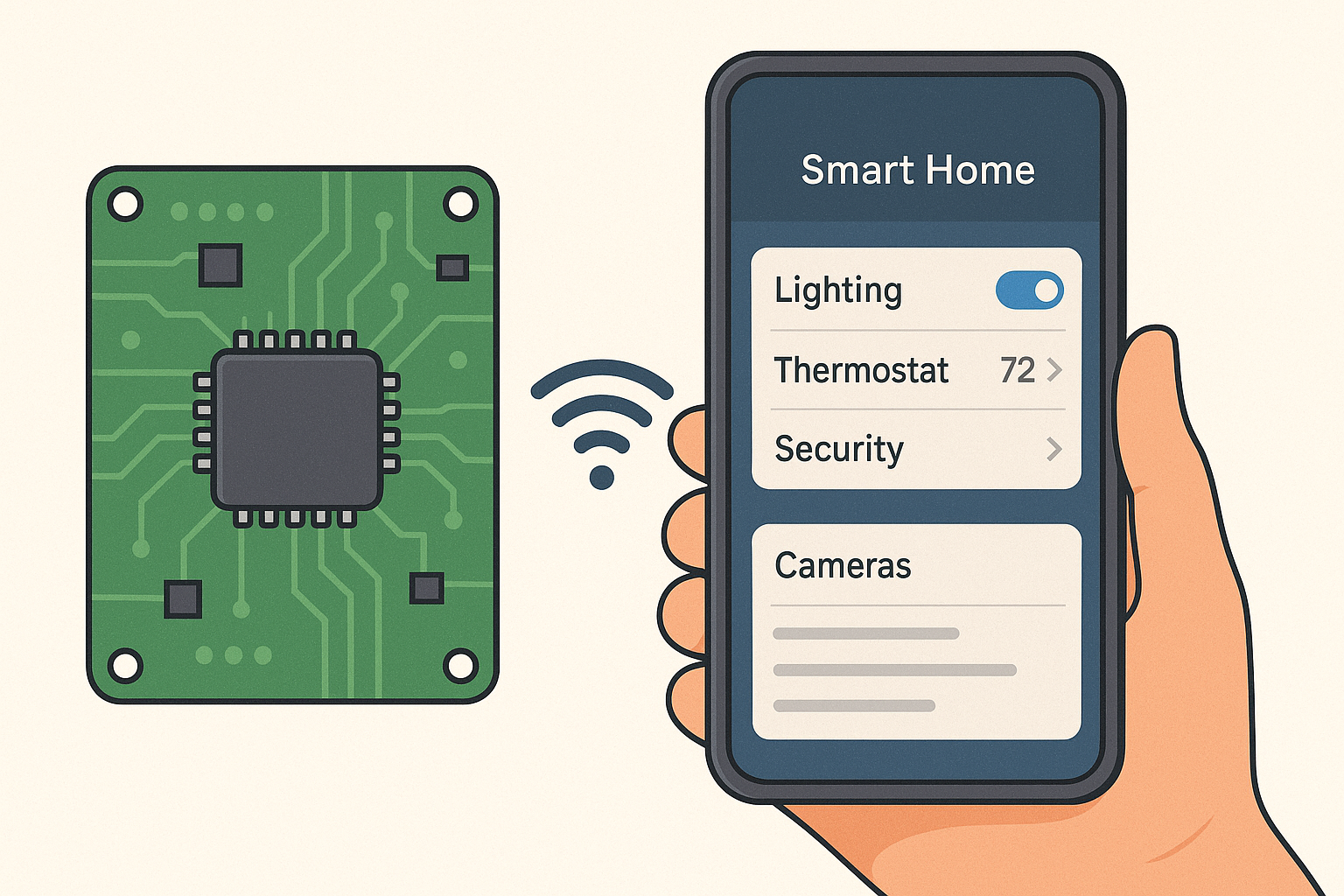 elnodo integracja aplikacji mobilnej z elektroniką na zamówienie